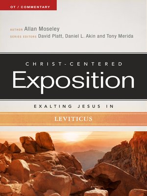 cover image of Exalting Jesus in Leviticus